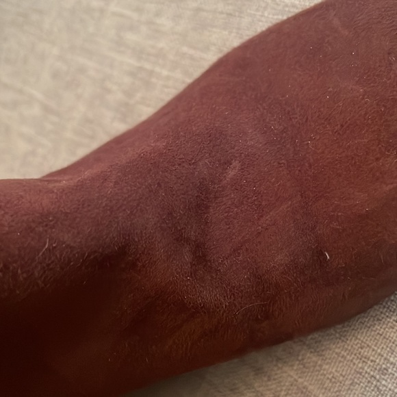 Rusty brown scalloped edge ankle bootie - Picture 5 of 5